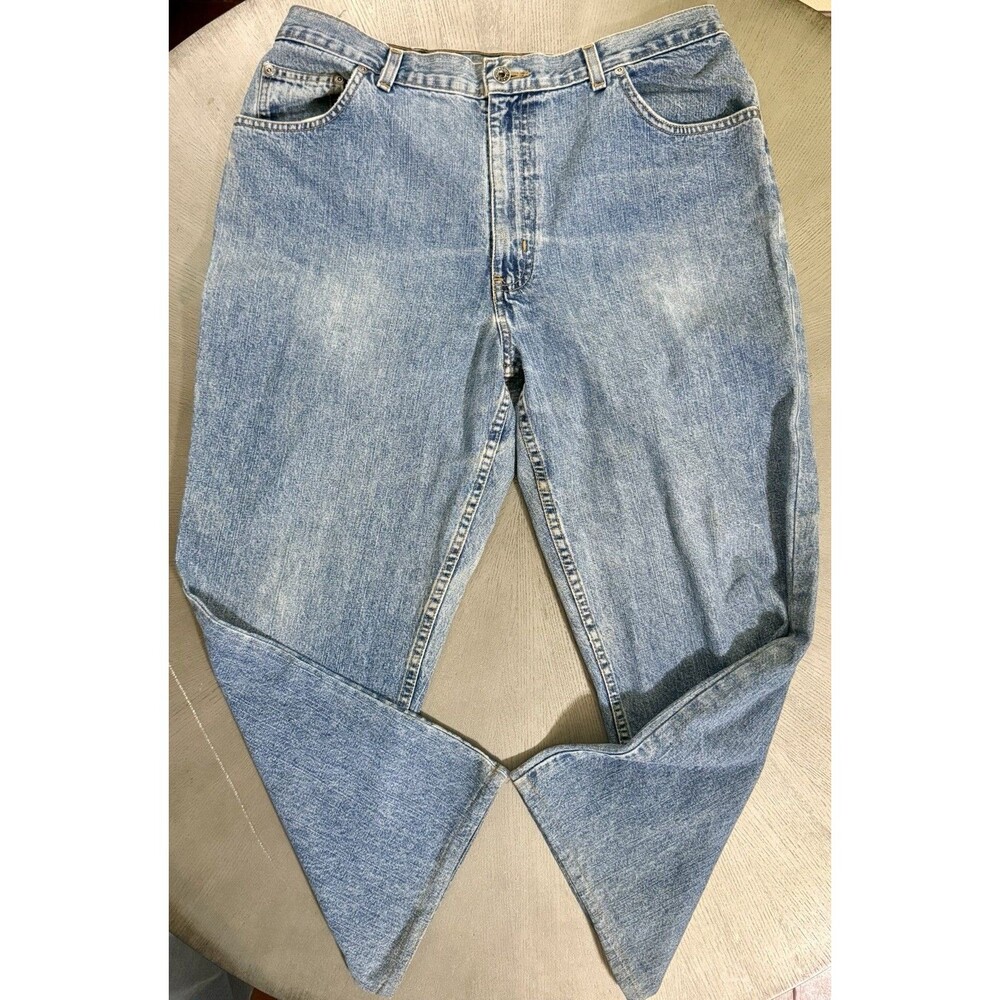 Vintage LA Blues High Rise Mom Jeans Womens 16MP 16 Petite Light Wash Cotton
